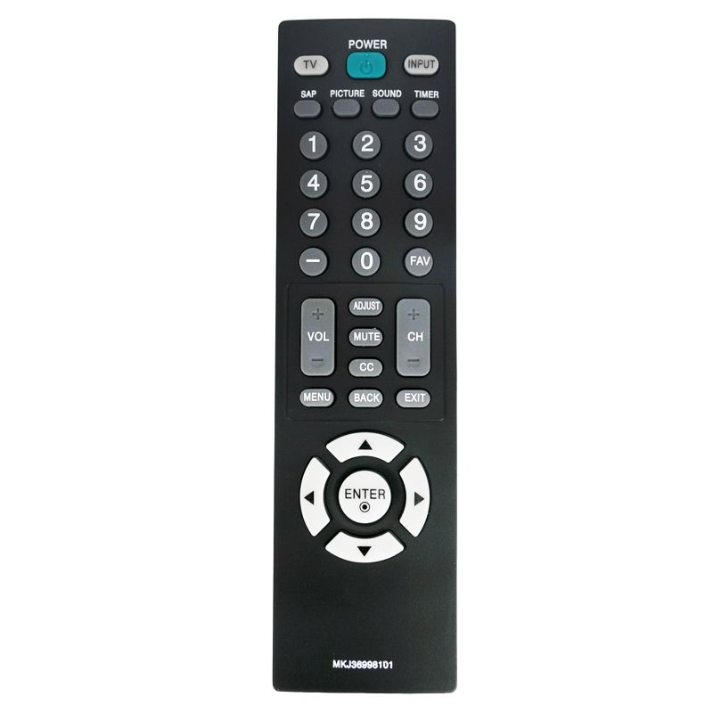 Vinabty MKJ36998101 Replaced Remote fit for LG TV 19LC2D 22LC2D 20LS7D 20LS7DC 23LS7D 23LS7DC 20LS7D-UB 22LC2D-UB 22LC22D 22LC22D-UB 32PC5DVC 20LS7DUB 22LC2DUB 22LC22D 22LC22DUB 20LS7DC-UB 20LS7DCUK 20LS7DC-U - Image 3